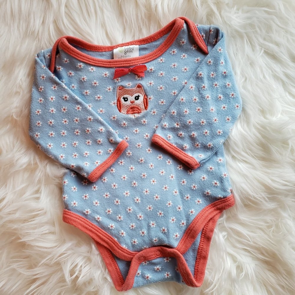 🤯🤯🤯Baby Gear Long Sleeve one piece 0-3 mo